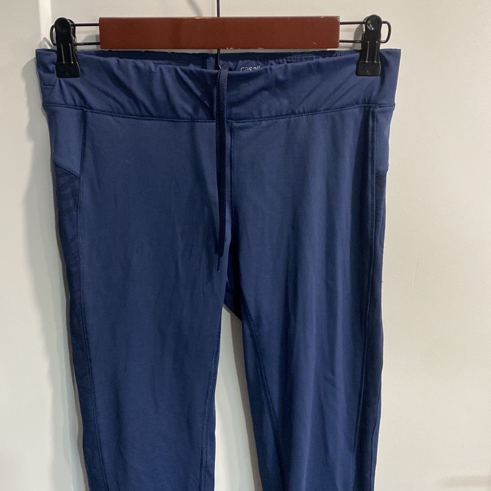 Casall Navy Blue Athletic Leggings EUC - Picture 2 of 11